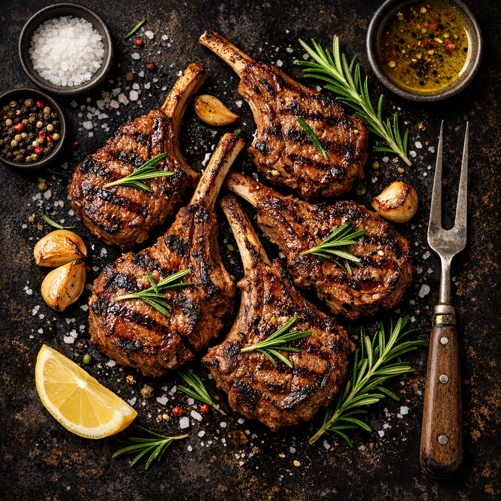 Agneau Grillé au Romarin