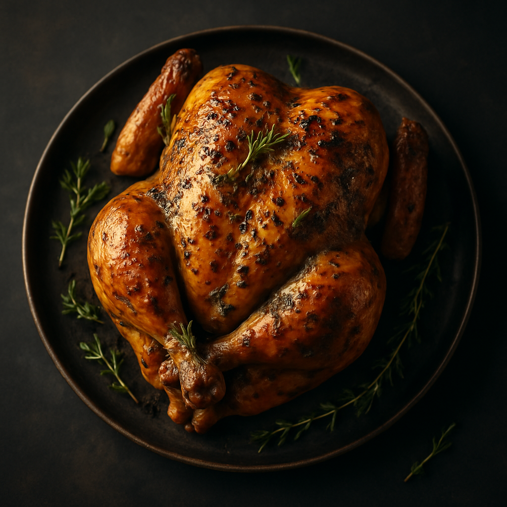 poulet rôti aux herbes