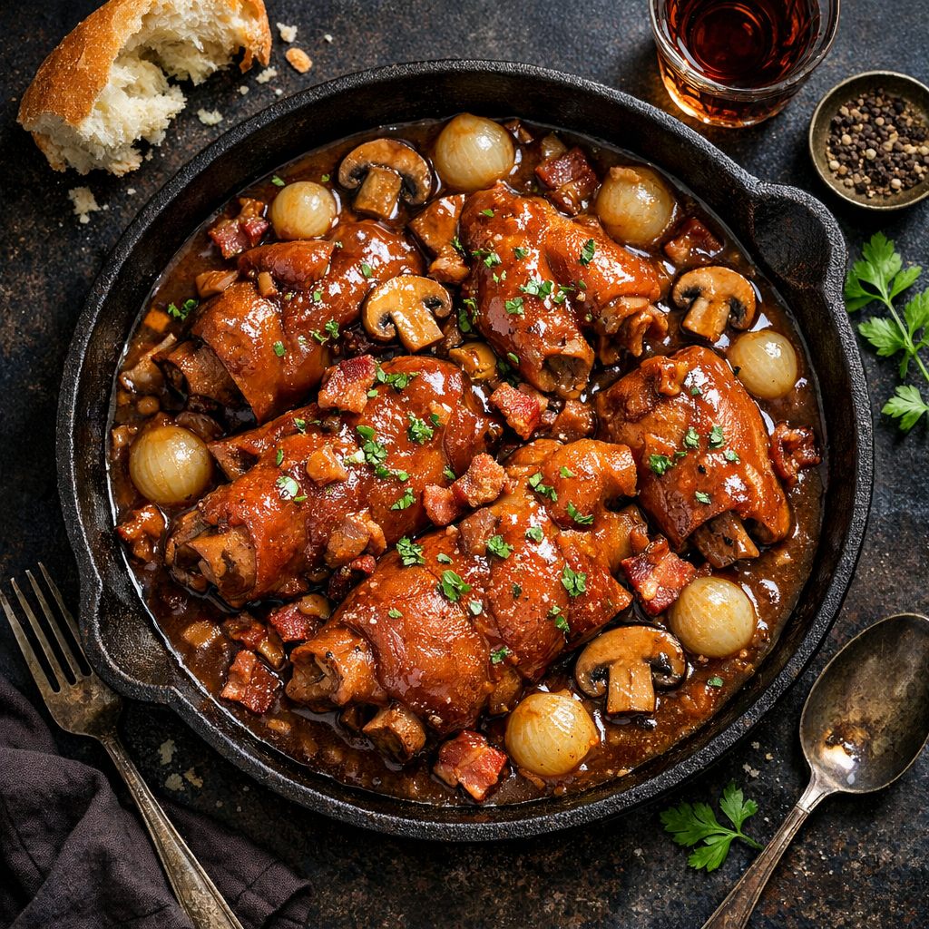 Pig's feet in Madeira sauce