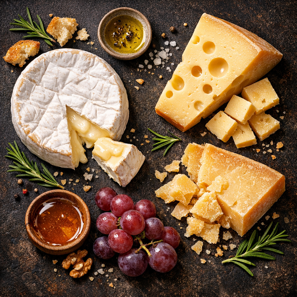 Fromage à croûte fleurie et mi-dur