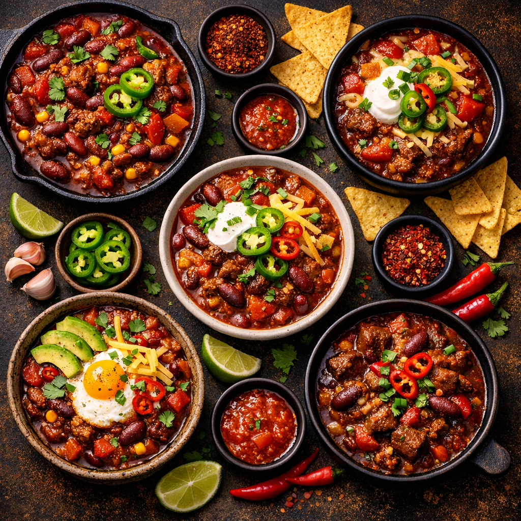Plats de Chili Épicés