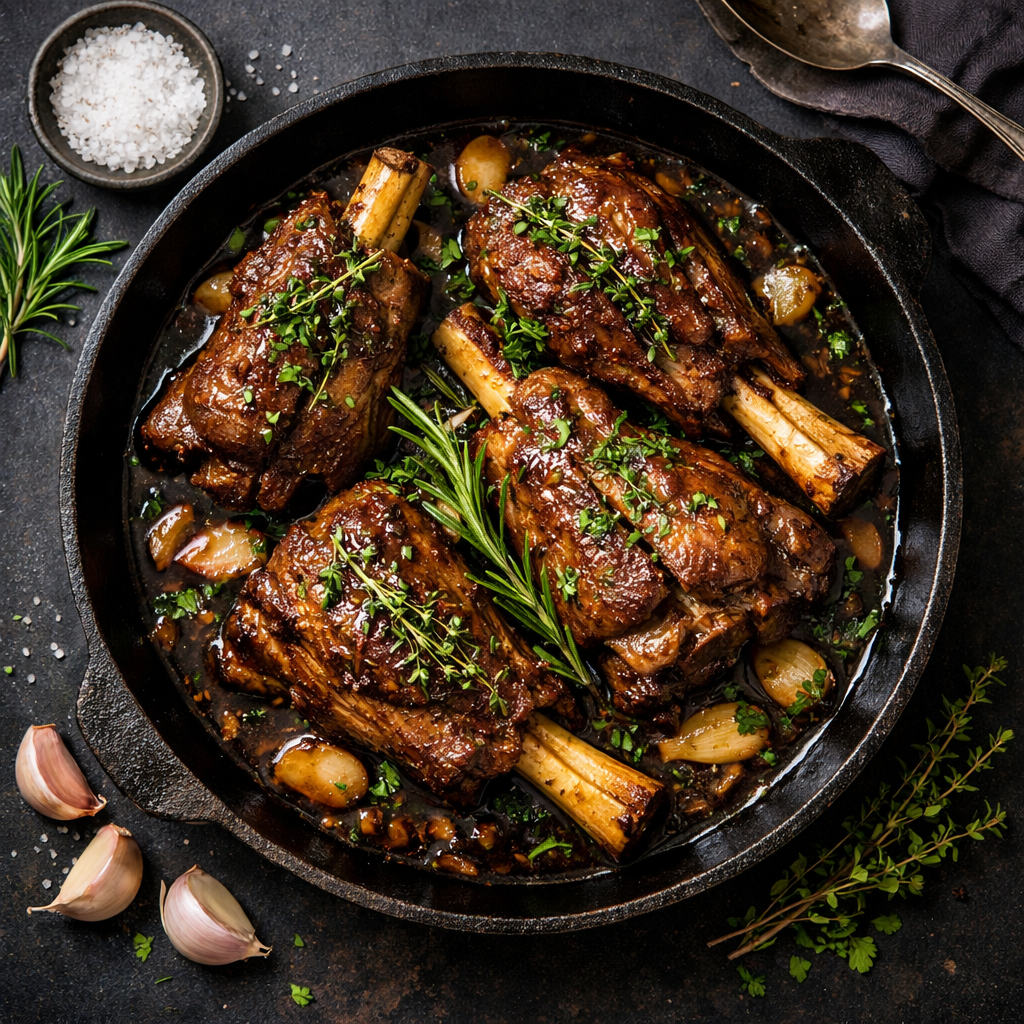 Agneau Braisé aux Herbes