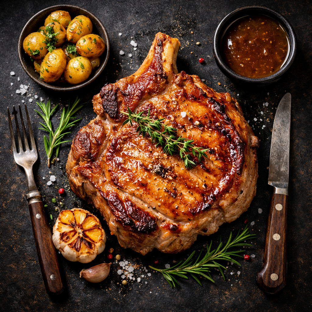 Veal chop