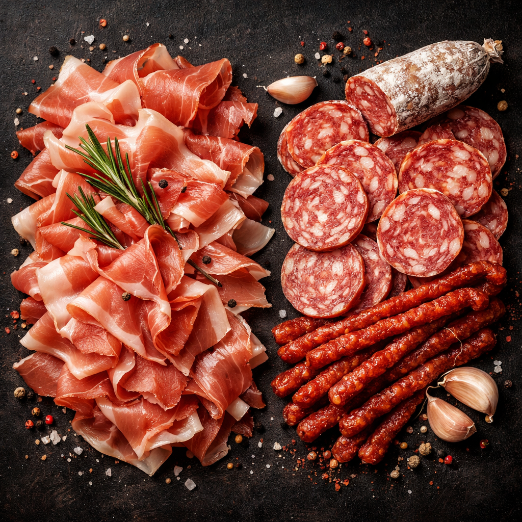 Prosciutto et salami