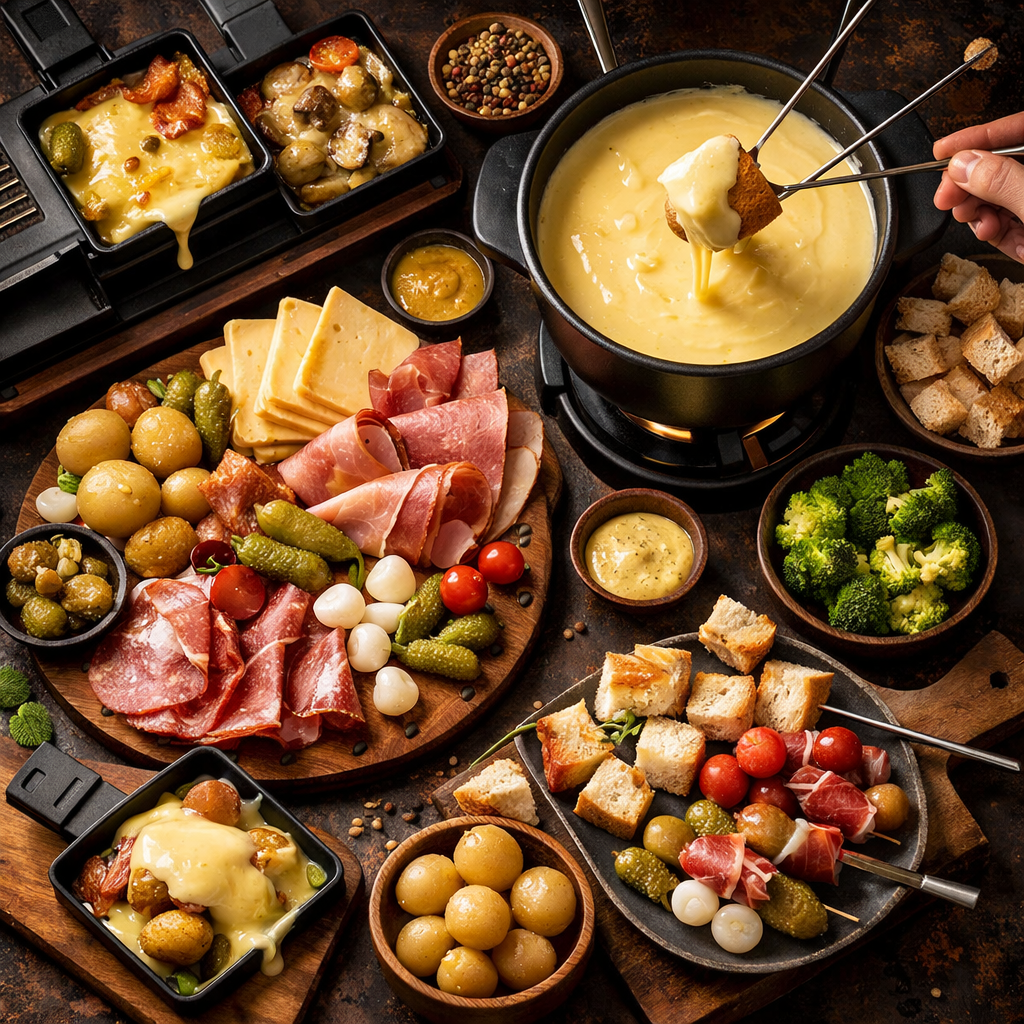 Raclette et fondue