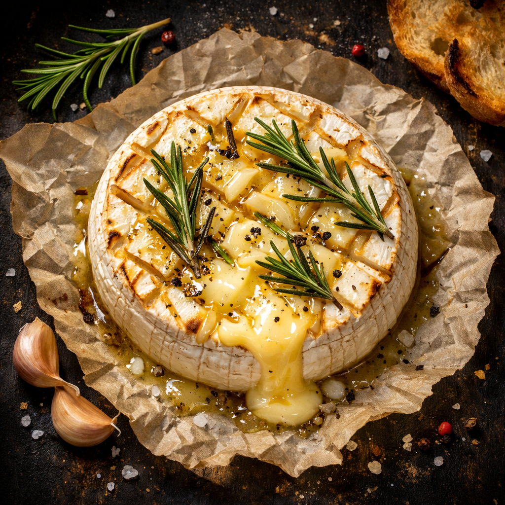 Camembert rôti au romarin
