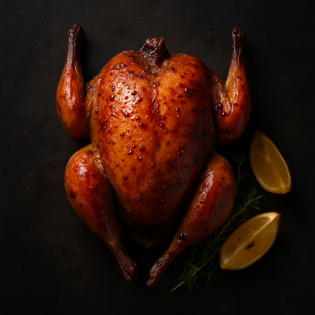 gibier à plume rôti