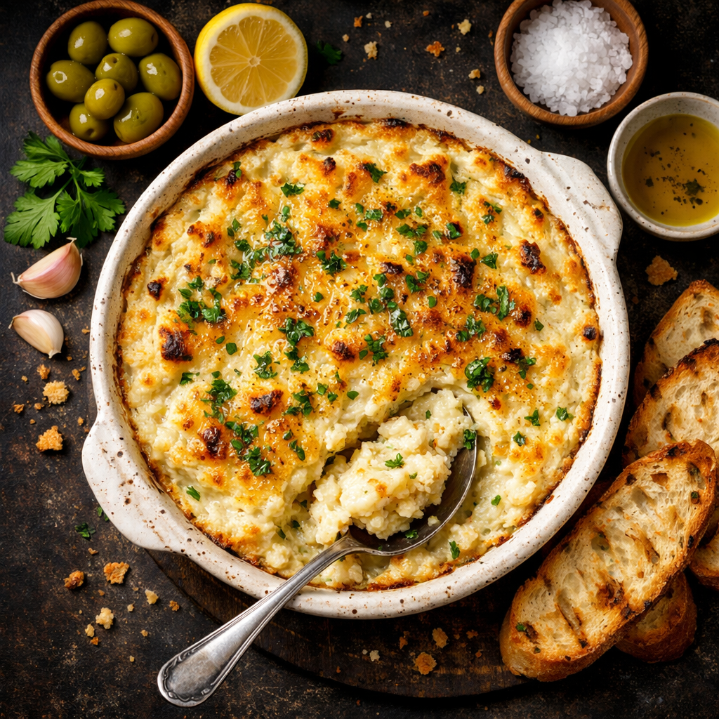 Salt cod brandade