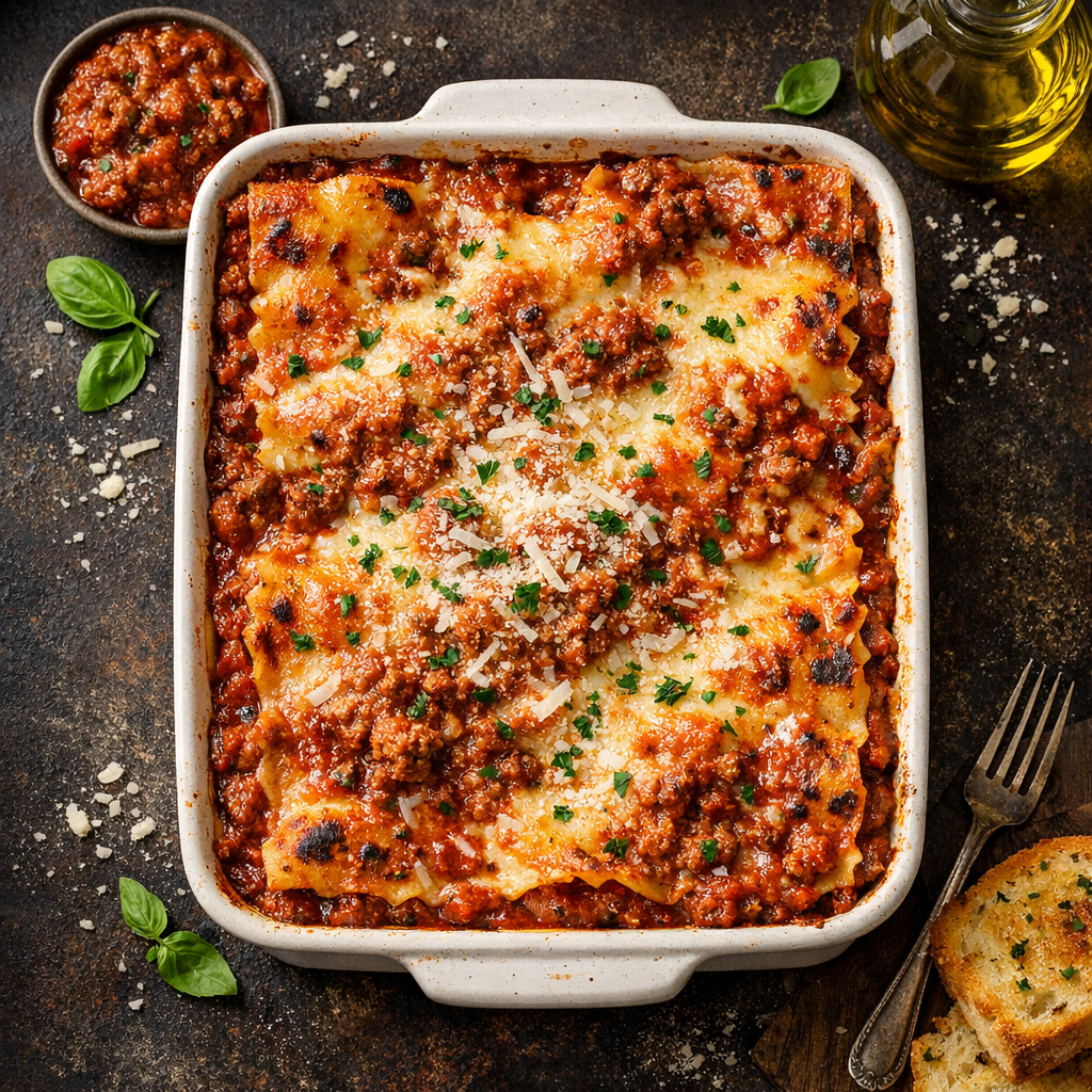 Lasagne à la Sauce Viande