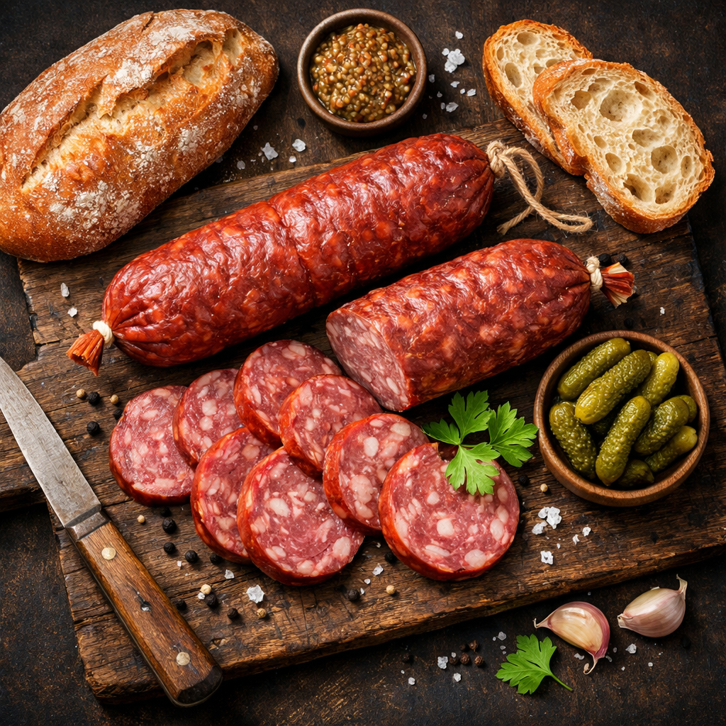 Saucisson Vaudois avec Pain