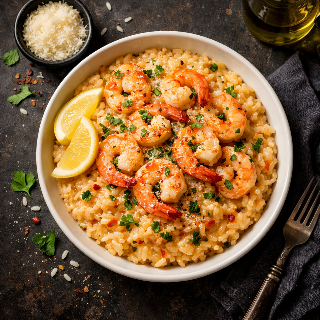 Risotto aux crevettes