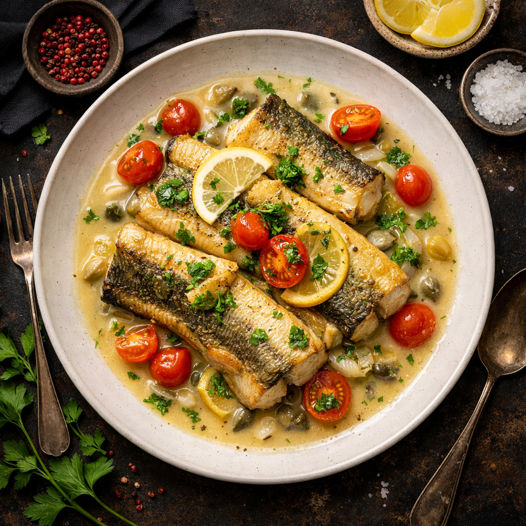 Brochet en sauce légère