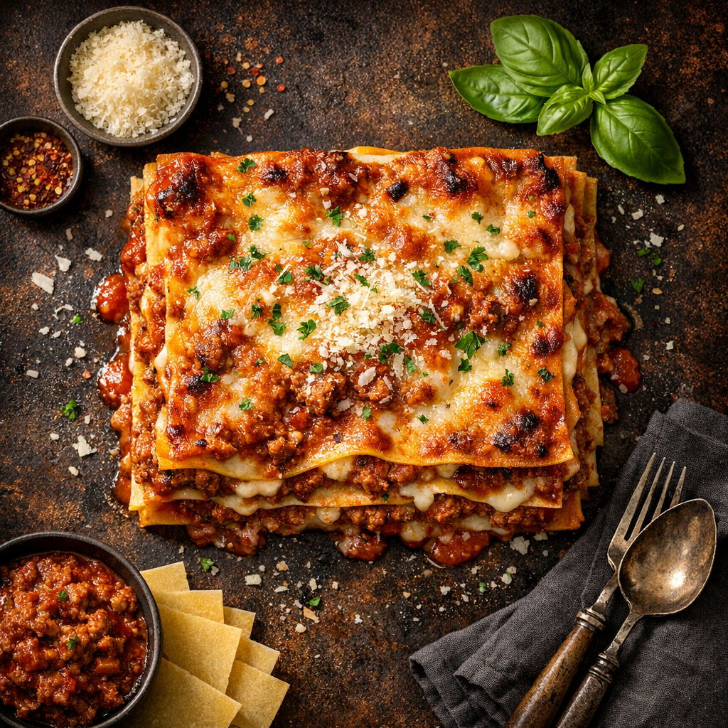 Lasagne à la Bolognaise