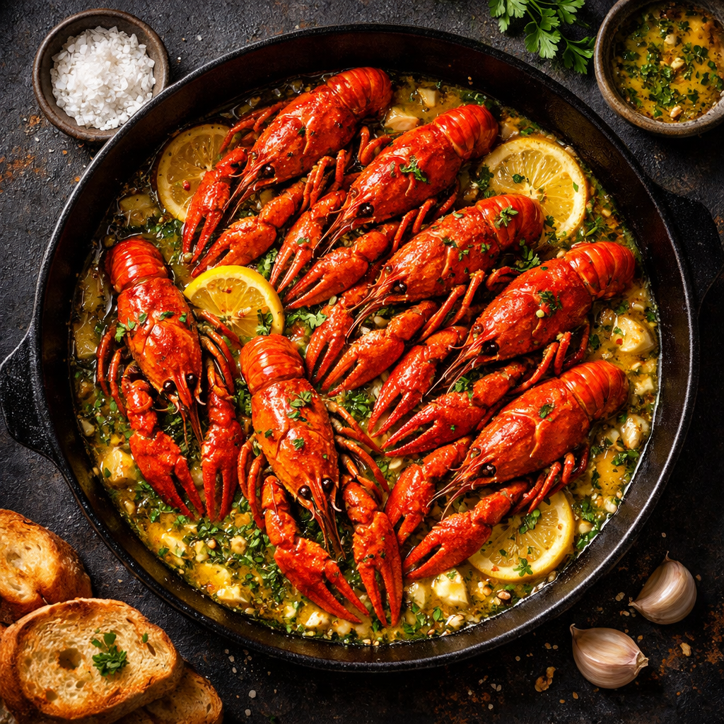 Écrevisses à la nage