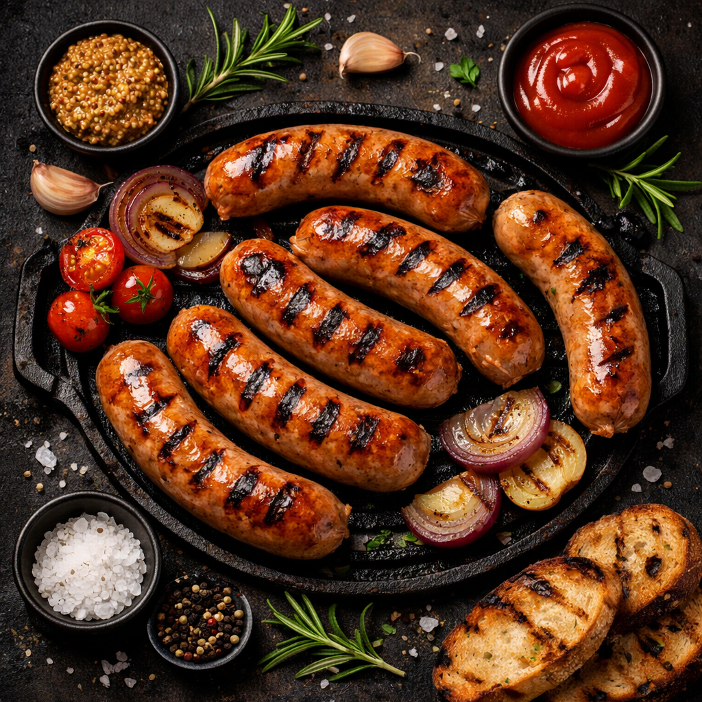 Saucisses grillées