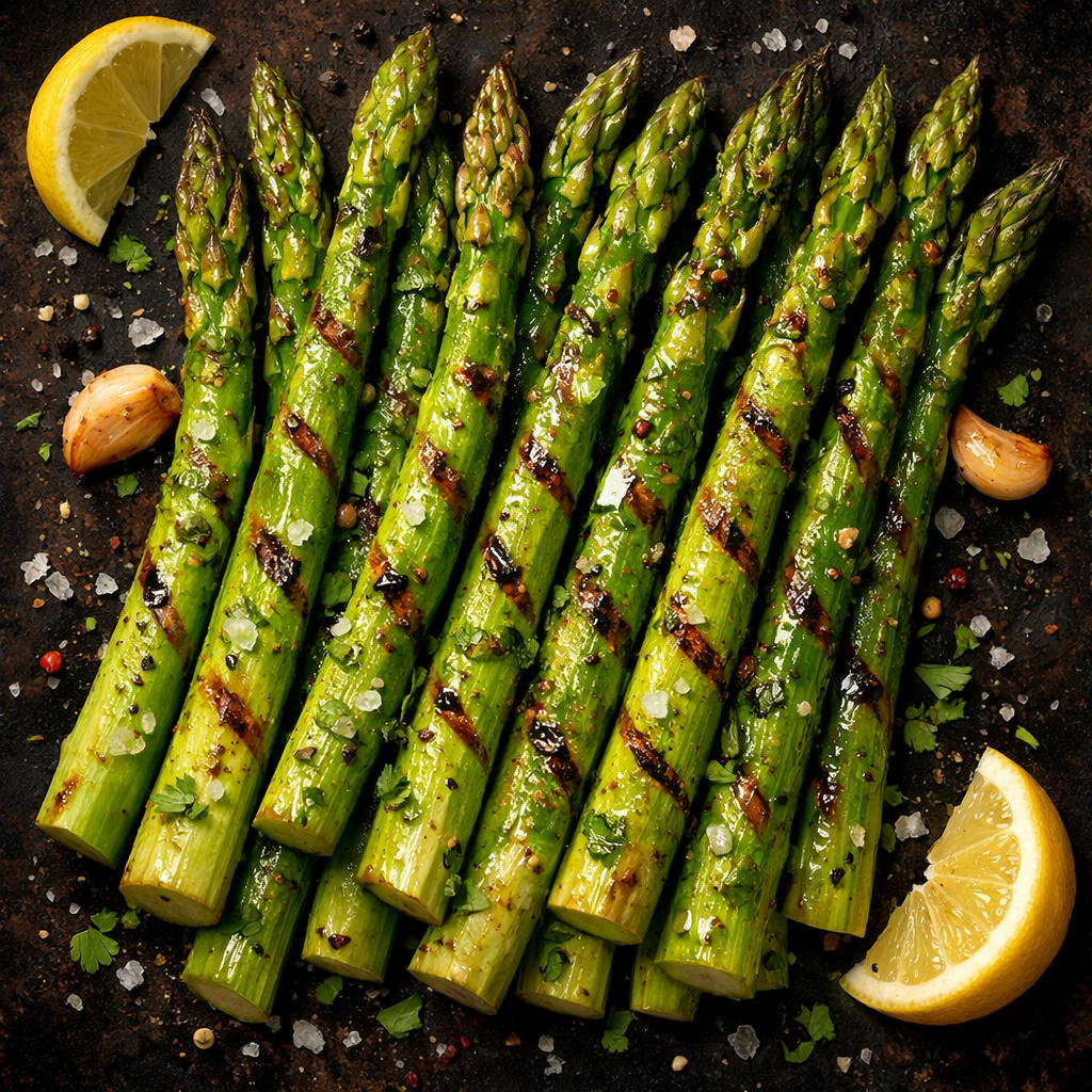 Asperges Grillées