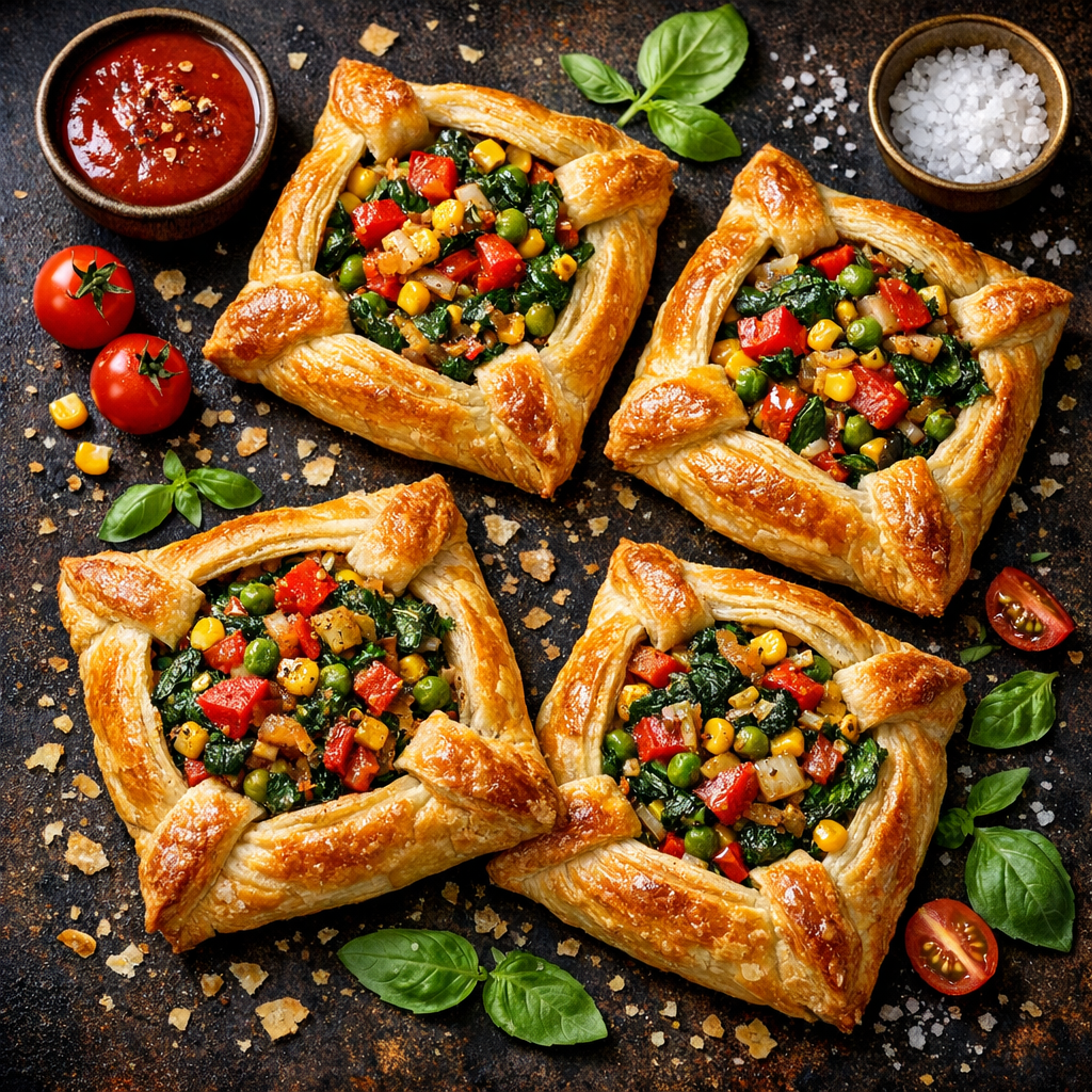 Feuilletés aux légumes