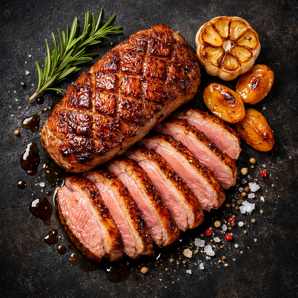 Poitrine de canard sautée à la poêle