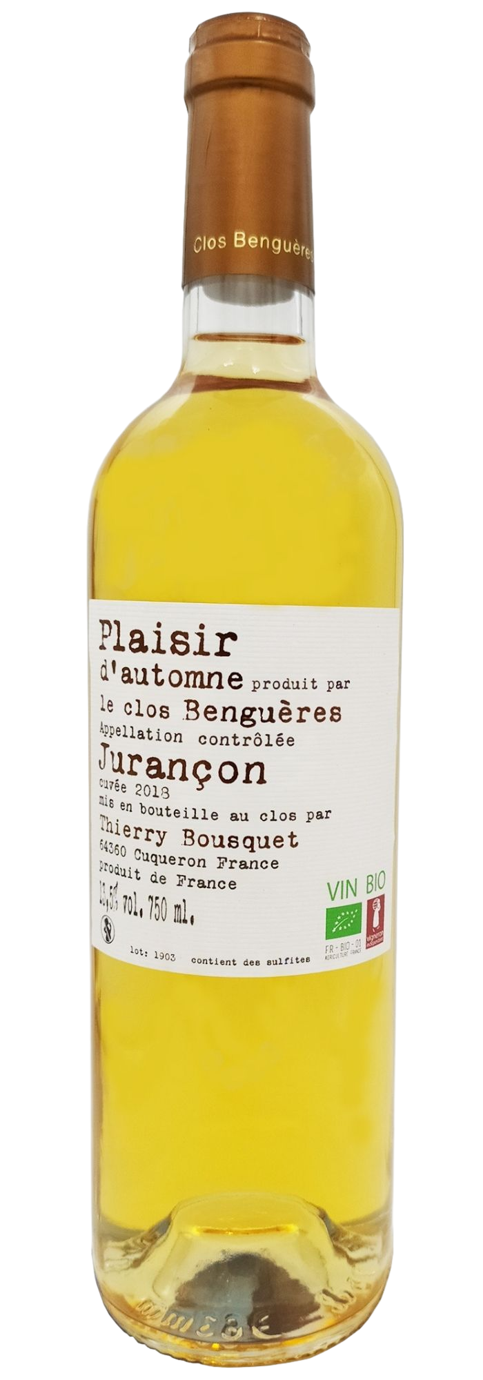 Jurançon Plaisir d'Automne