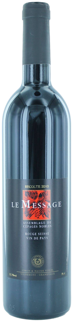 Le Message, assemblage rouge